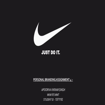 Nike - Personal Branding 4 