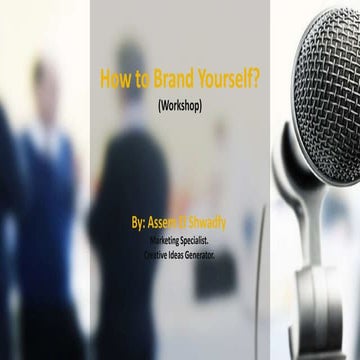 Personal Branding for Successful People  