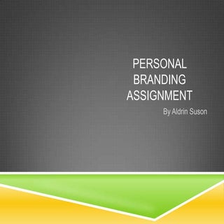 Personal Branding Assignment