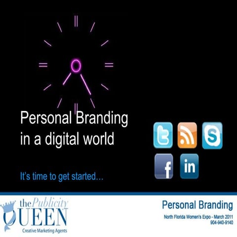 Personal Branding Presentation to North Florida Women's Expo March 2011