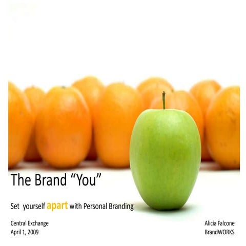 Personal  Branding  Central Exchange 4 1 09