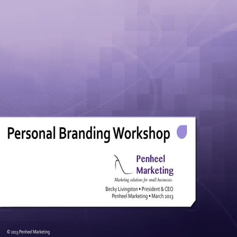 Personal Branding Workshop