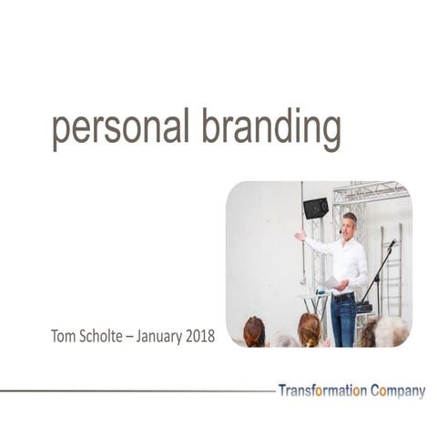 Personal branding canvas
