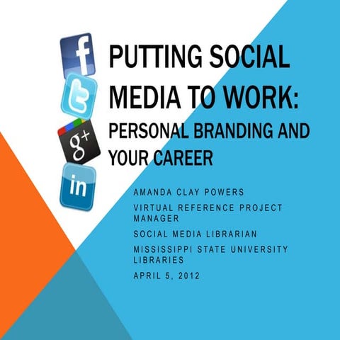 Personal branding for BIS 3233