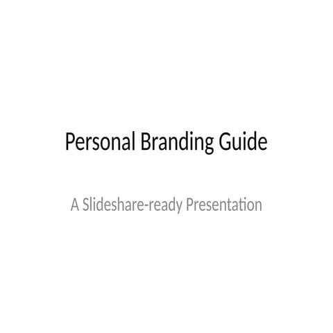 Personal_Branding_Guide for MBA STUDENTS