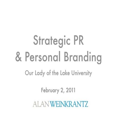  Personal Branding OLLU - Our Lady of the Lake University