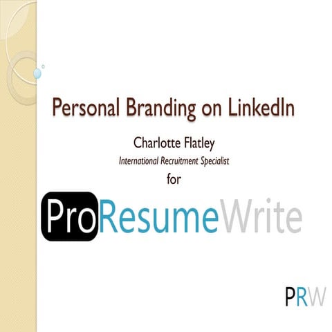 Personal Branding on LinkedIn