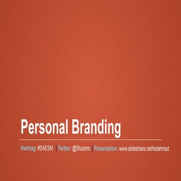 Personal Branding