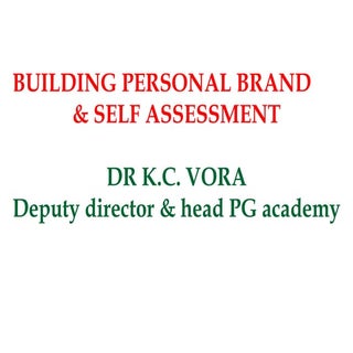 Personal branding & self assessment...