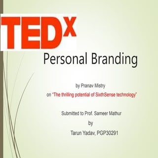 Personal branding tedtalk pgp30291_...