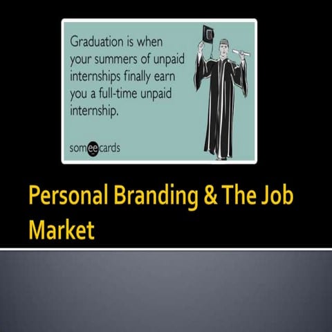 Personal branding & the job market