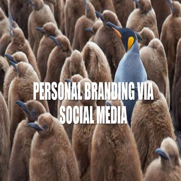 Build Your Personal Brand on Social Media | PDF