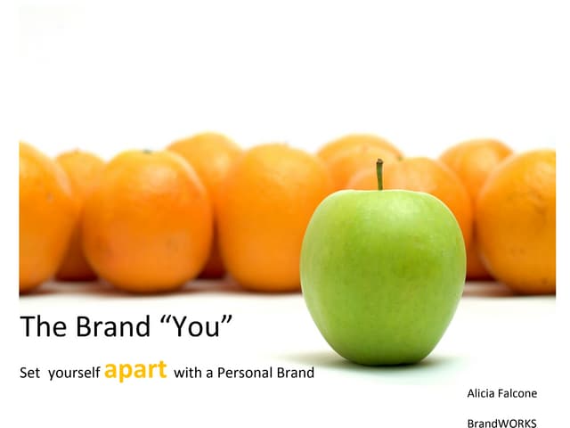 Personal Brand Presentation - Job Club