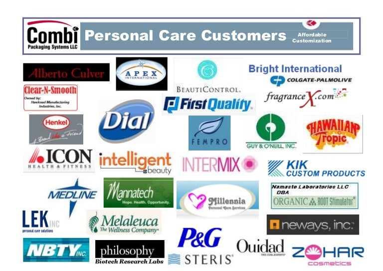 Personal Care Industry Customers