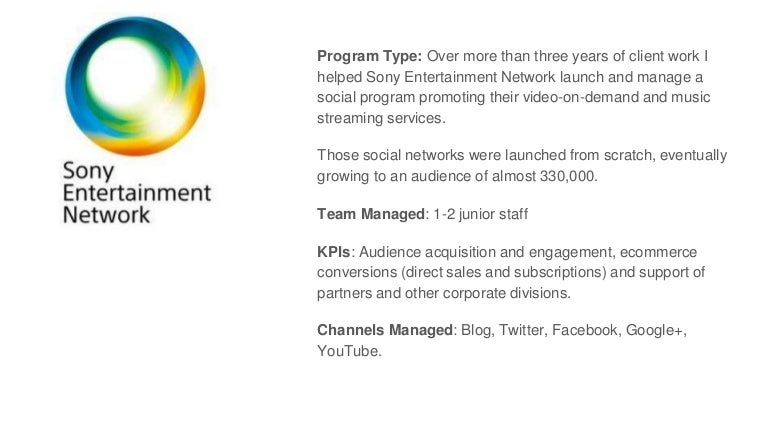 sonyentertainment network