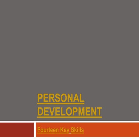 Personal development