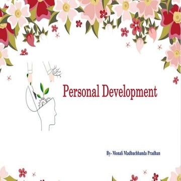 Personal Development-       PPT By Monali