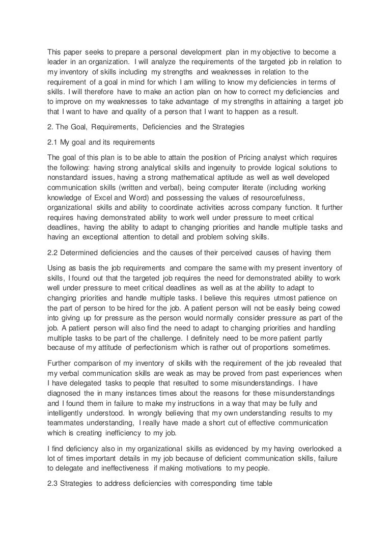 Dissertation leadership development