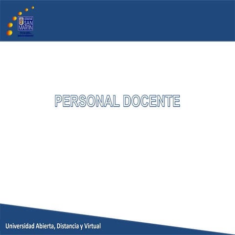Personal docente