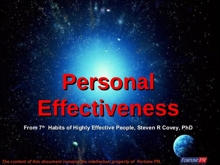 Effectiveness