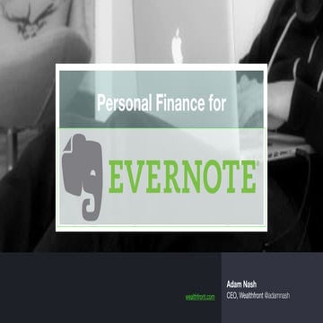 Personal Finance for Evernote (April 2016)