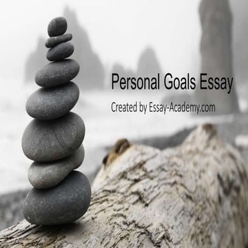 Personal goals essay