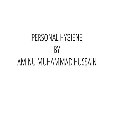 Personal hygiene,presn.pptx