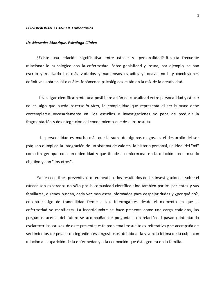 cáncer de próstata mi personalidad