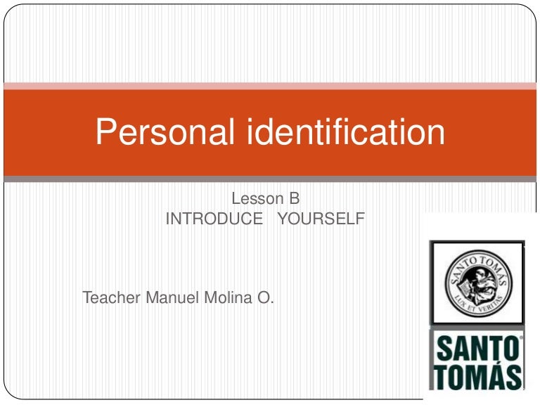 Personal identification