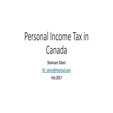 Personal income tax in canada