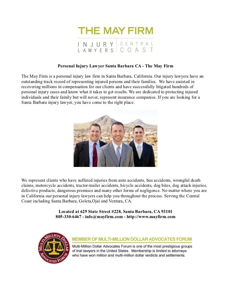 Personal Injury Lawyer Santa Barbara