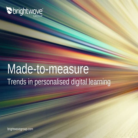 Made to measure: Trends in personalised digital learning 