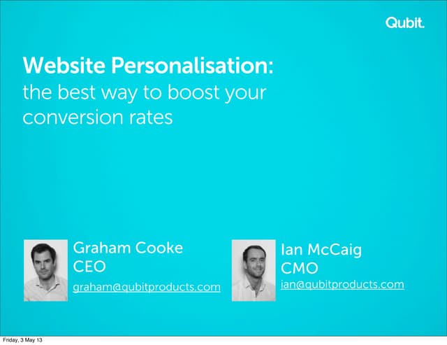 Website personalization: The best way to boost your conversion rates