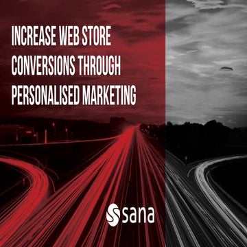 Increase webstore conversions through personalised marketing