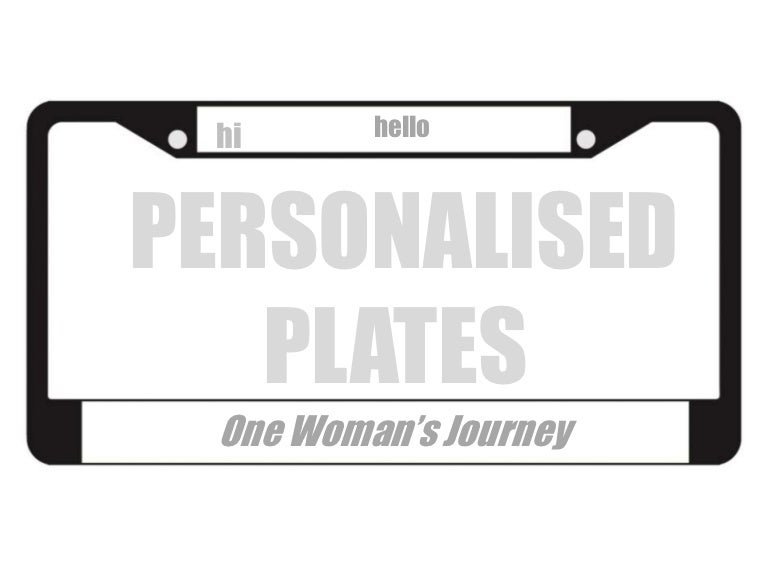 Personalised Plates