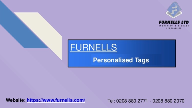 Personalised tags