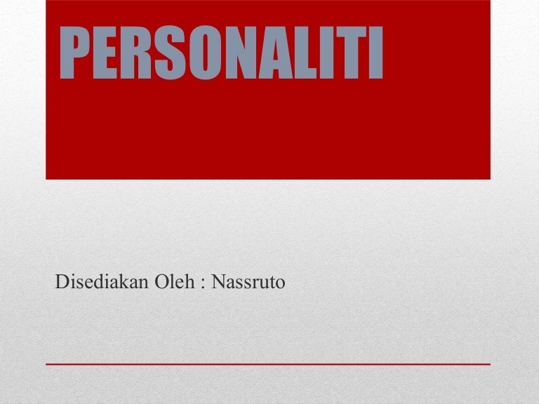 Personaliti
