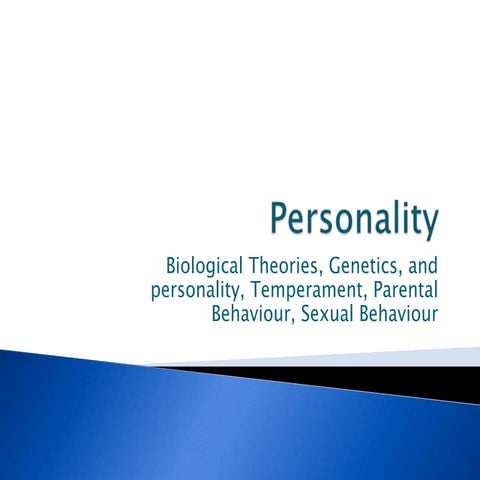 Personality Theories