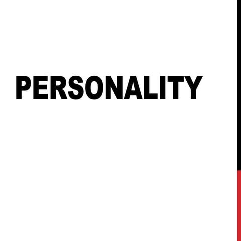 Personality