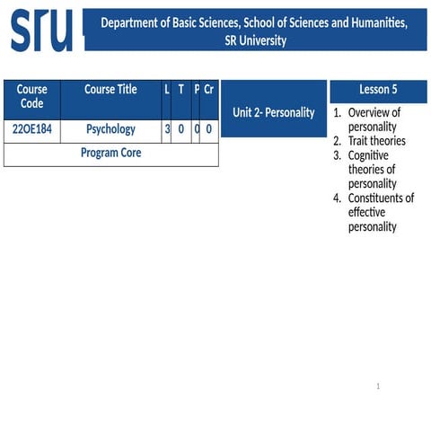 Personalysis summary report | PDF