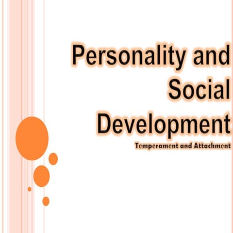Personality And  Social  Development