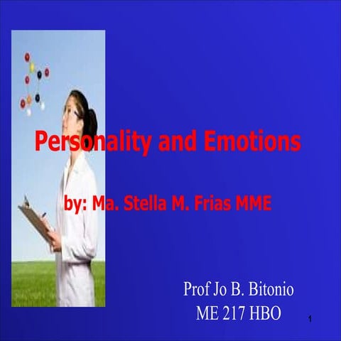 Personality and Emotions