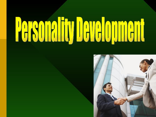 personality development