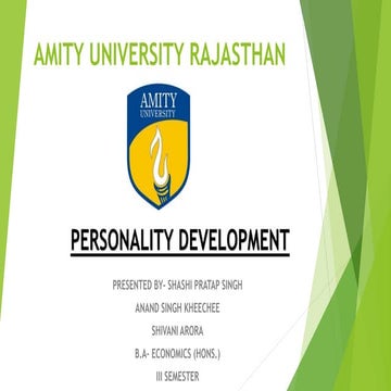Personality Development