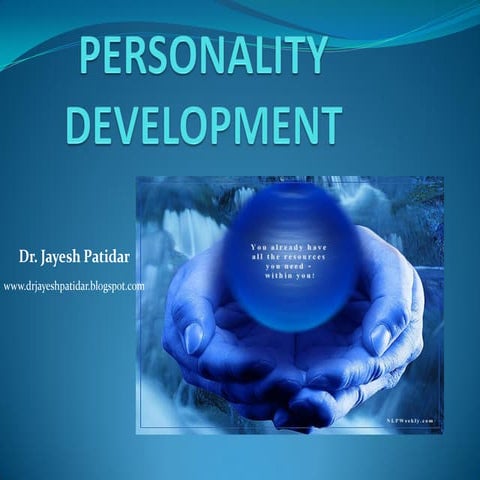 PPT on Personality Development | PPT