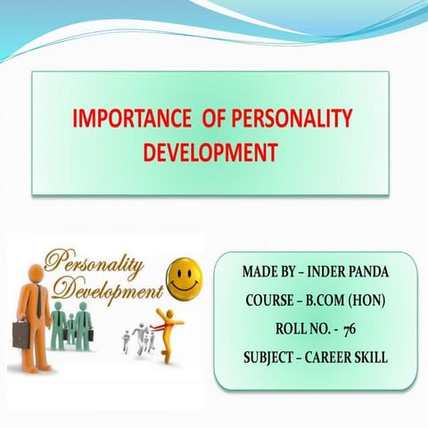 Personality Development