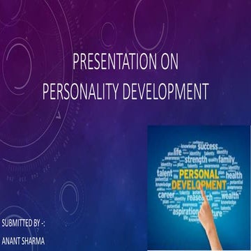 Personality development | PPT