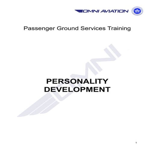 PERSONALITY DEVELOPMENT