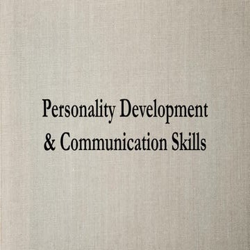 Personality Development.pdf Grooming and Communication