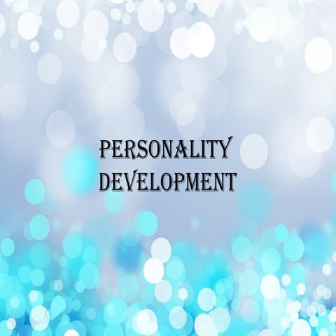 Personalitydevelopmentbest2015 